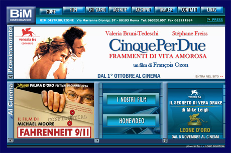 Bim Distribuzione: Sito Ufficiale 2004-7