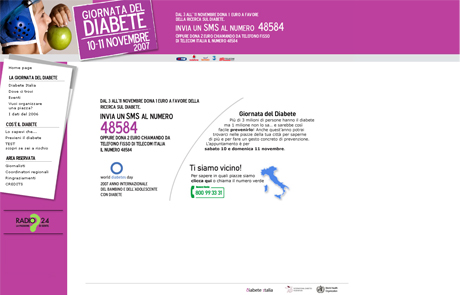 La giornata del diabete 2007